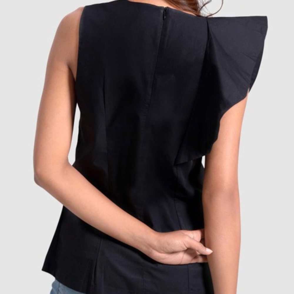 Sleeveless Ruffle Top - Picture 3 of 4